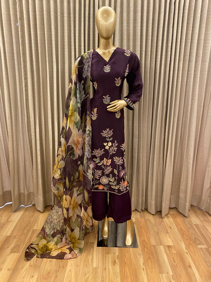Fabric Printed Organza
