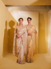 Elinor-Silken Serenade-Chikku Tissue Saree