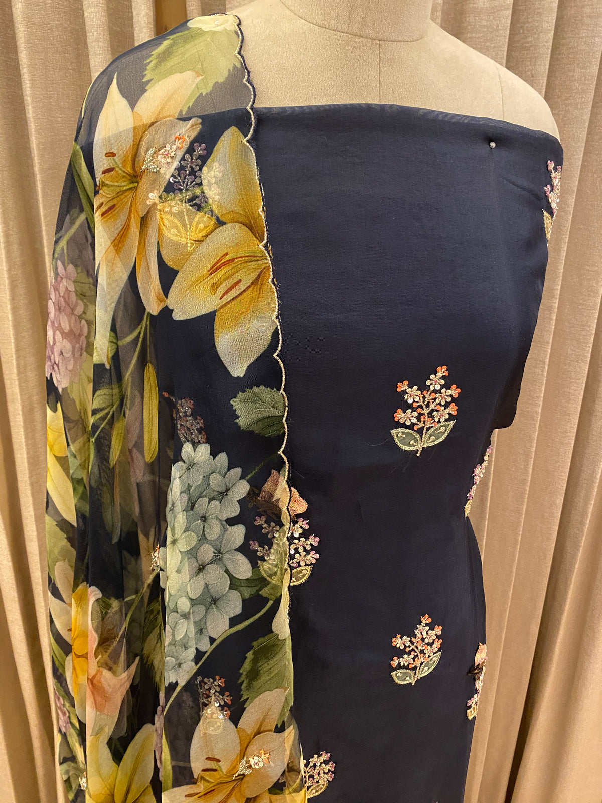 Fabric Printed Organza