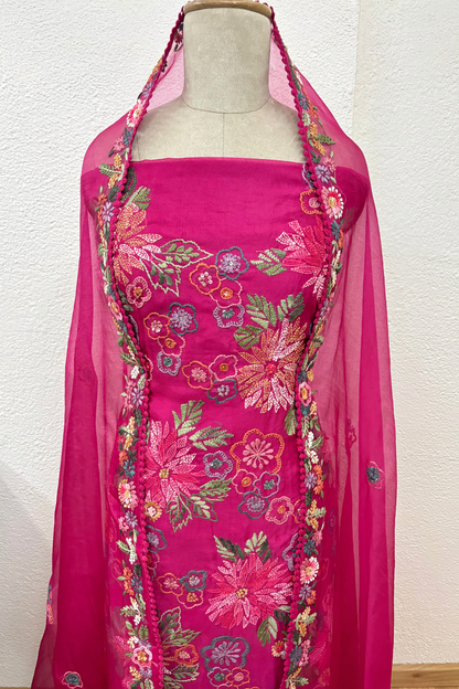 FUCHSIA PINK SUIT SET