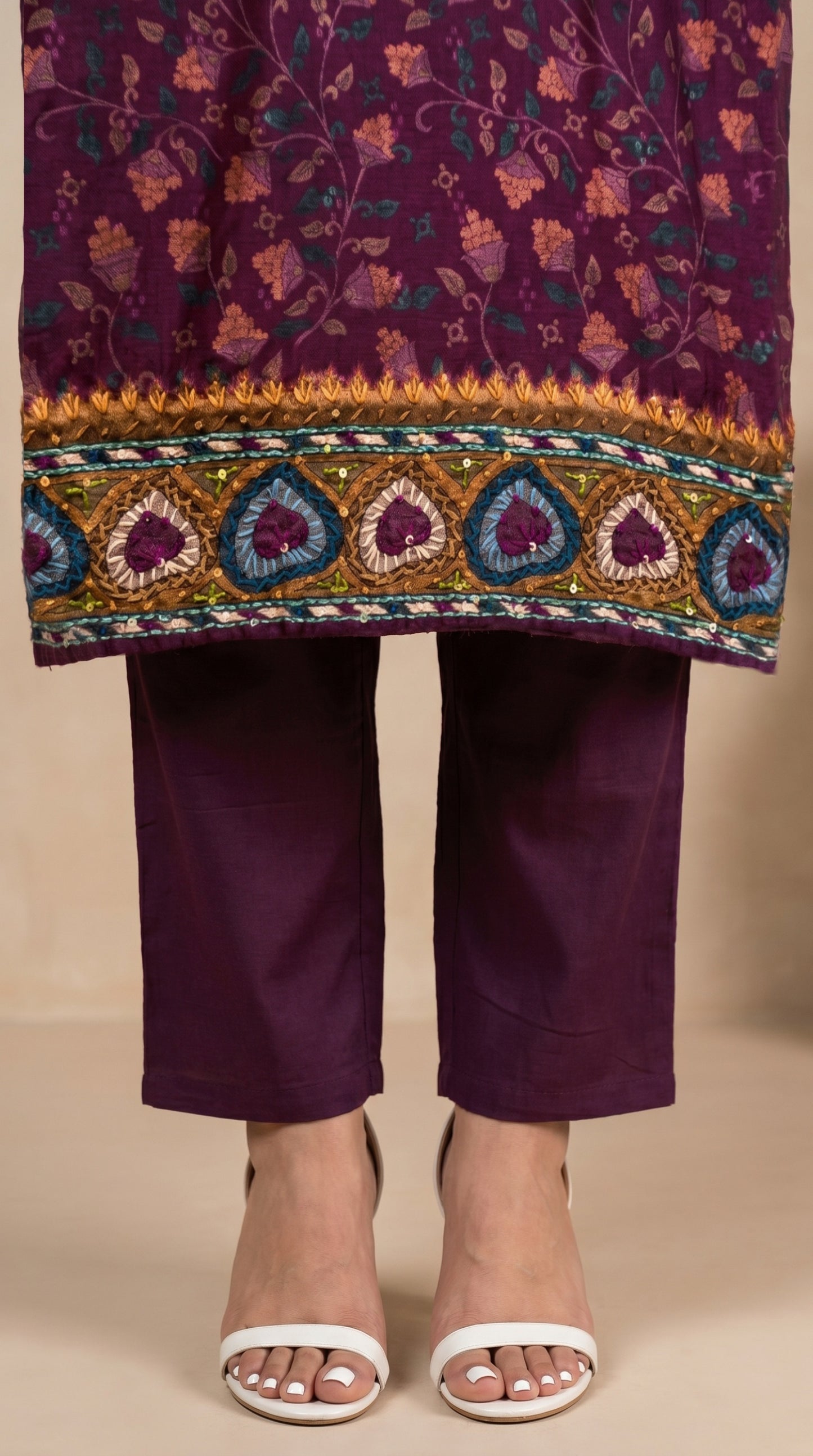 Deep Maroon Salwar Suit Set