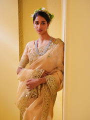 Elinor-Silken Serenade-Chikku Tissue Saree