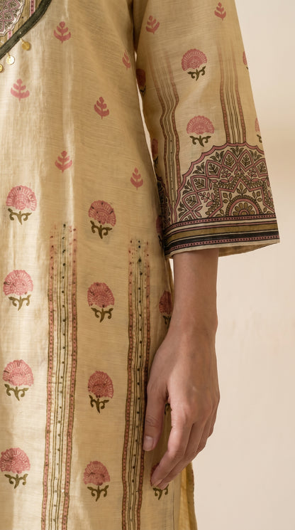 Beige Colour Salwar Kameez Suit