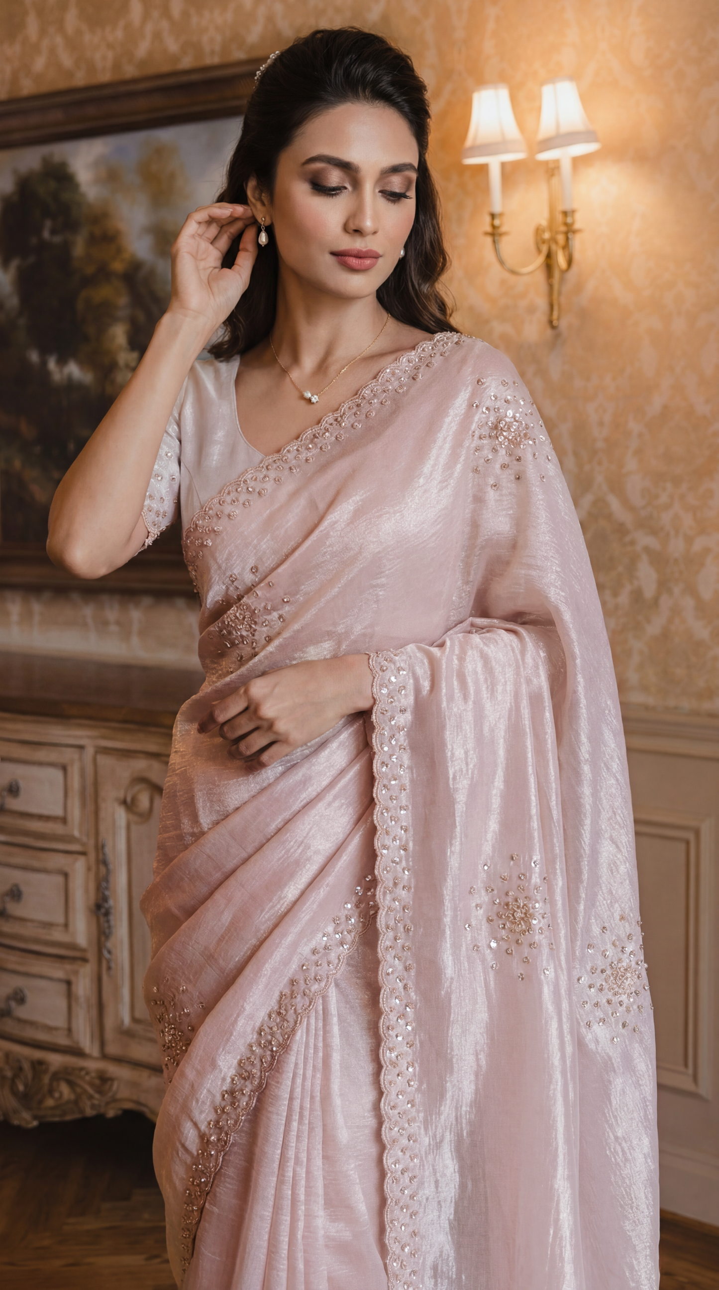 Tissue Organza Saree