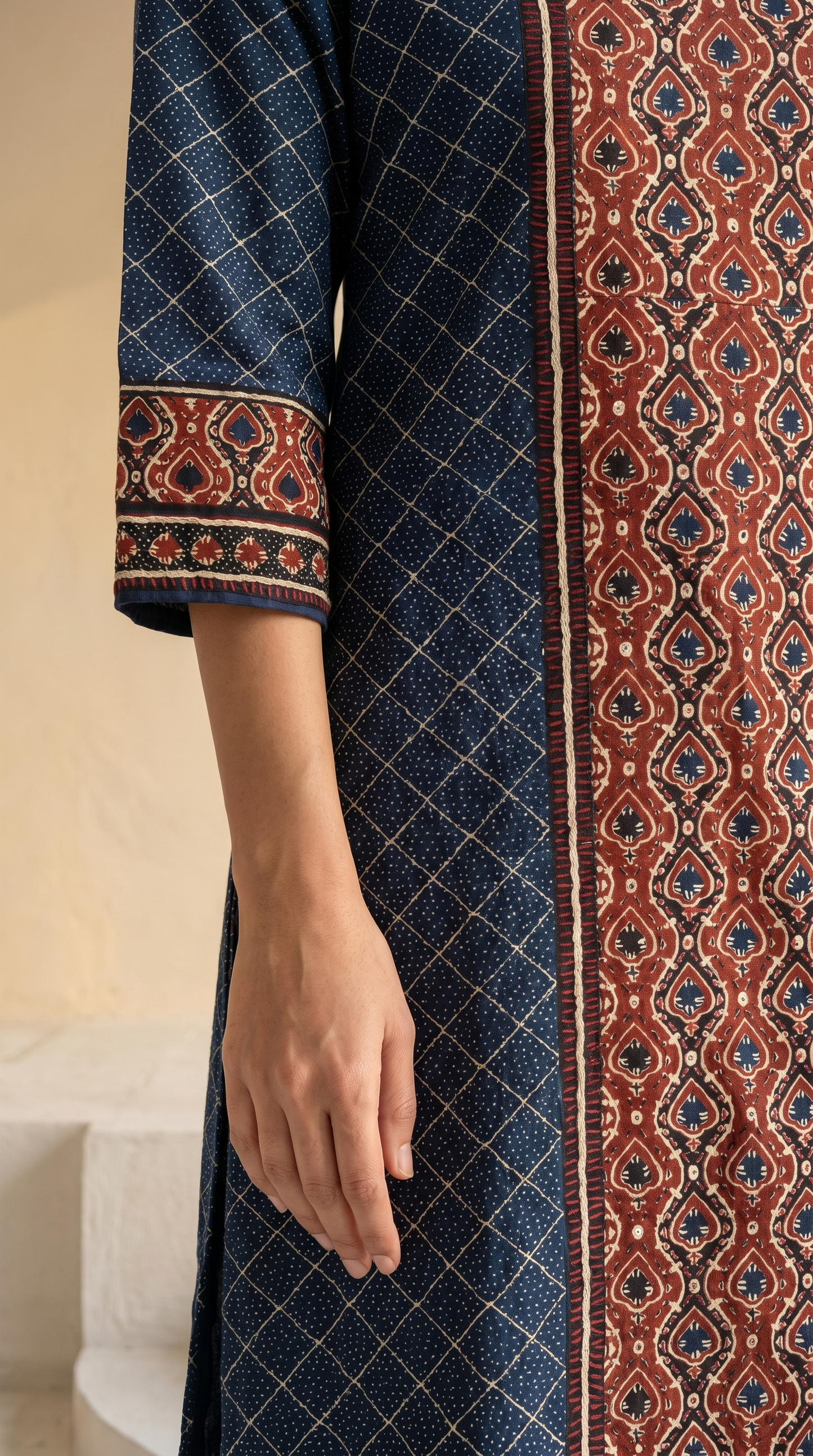 Dark Indigo Blue Salwar Suit Set