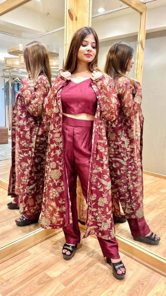 BOLD BERRY JACKET ENSEMBLE