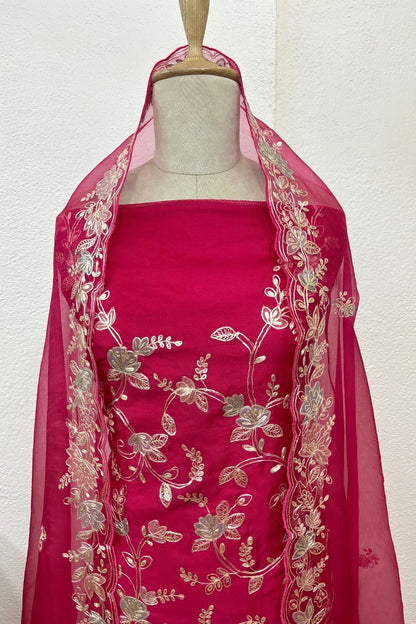 PINK ORGANZA SUIT SET