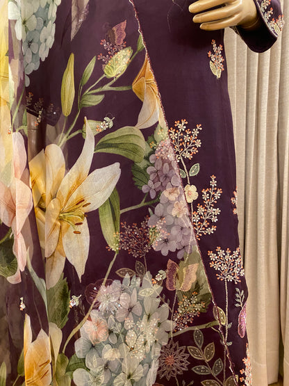 Fabric Printed Organza