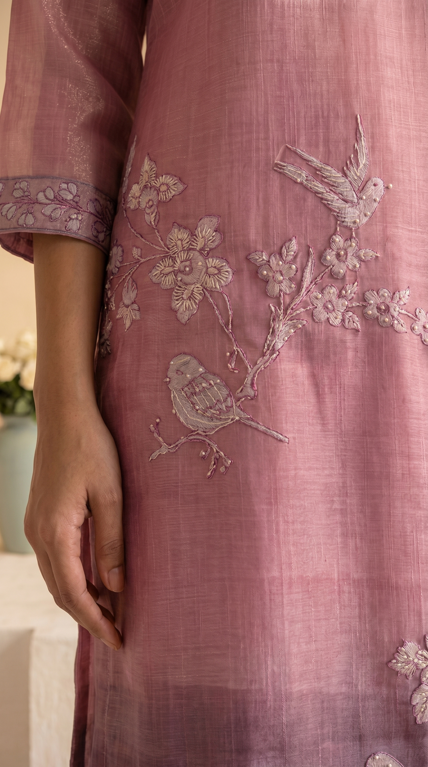 Rosy Pink Salwar Suit Set
