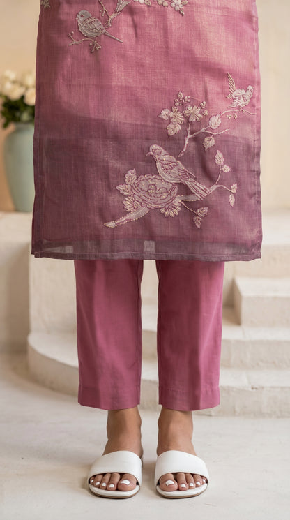 Rosy Pink Salwar Suit Set