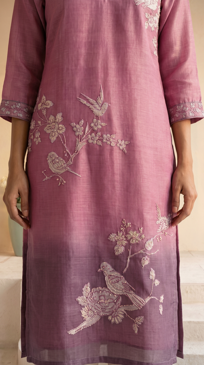 Rosy Pink Salwar Suit Set